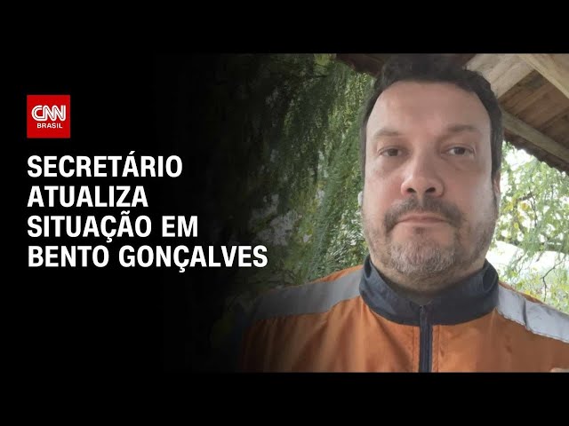 ⁣Secretário atualiza situação em Bento Gonçalves | CNN 360º