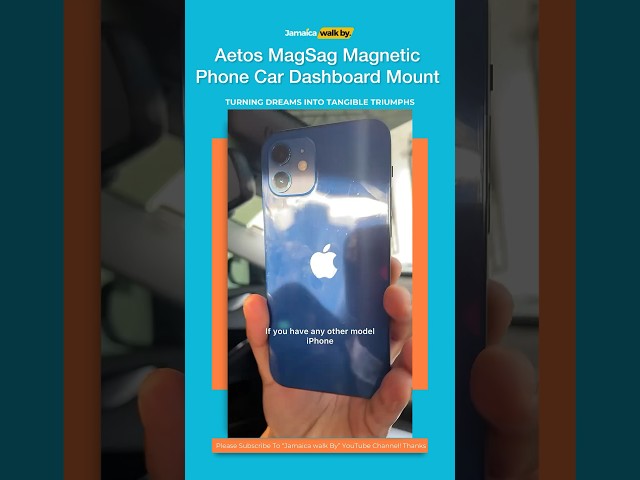 ⁣Aetos MagSag Magnetic Phone Car Dashboard Mount #jamaica #jamaicawalkby