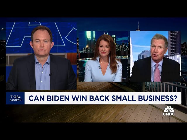⁣Last Call panel discusses if Biden can win back small businesses