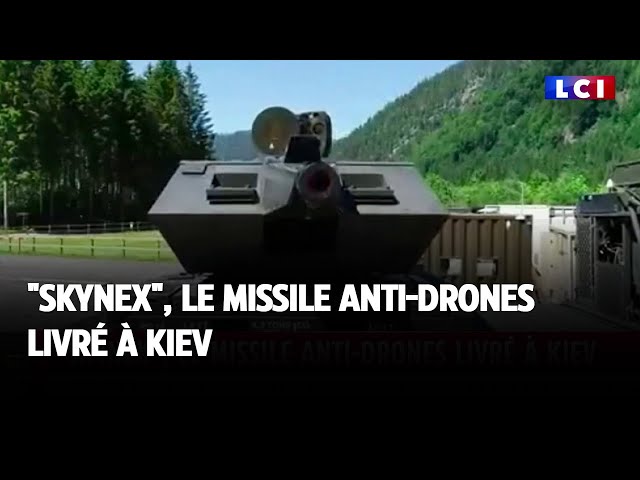 ⁣Skynex, le missile anti drones livré à Kiev
