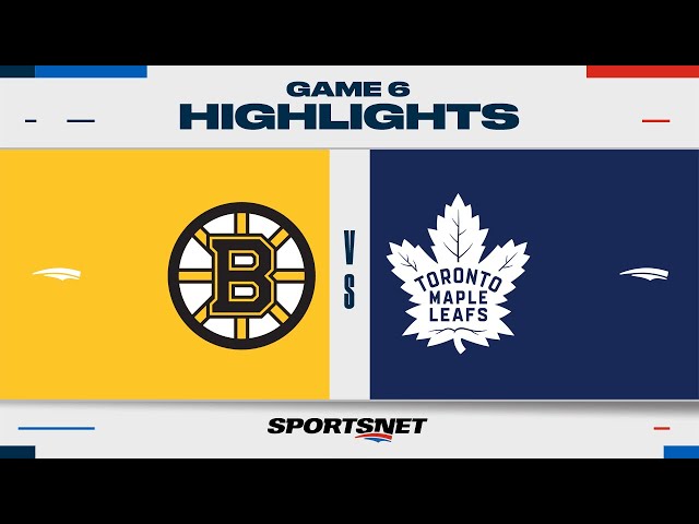 ⁣NHL Game 6 Highlights | Bruins vs. Maple Leafs - May 2, 2024