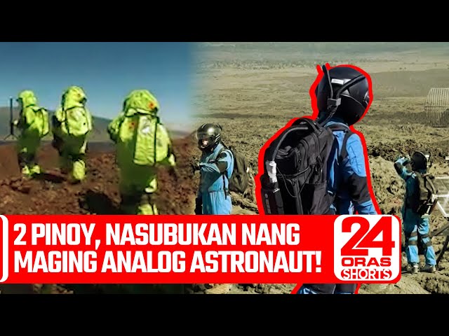 ⁣2 Pinoy, nasubukan nang maging analog astronaut! | 24 Oras Shorts