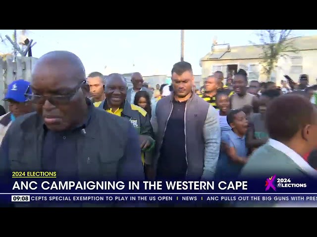 ⁣2024 Elections | ANC campaigning in the western Cape