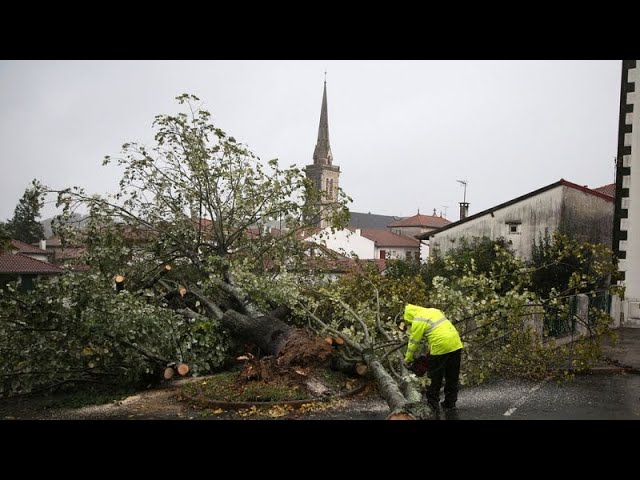 ⁣Woman dies in France after violent storms