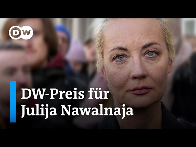 ⁣"Freedom of Speech Award" der DW für Julia Nawalnaja | DW Nachrichten
