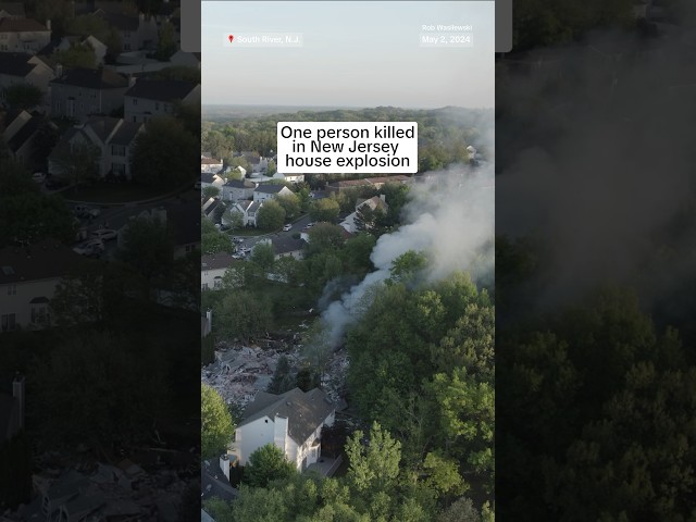 ⁣One person killed in New Jersey house explosion