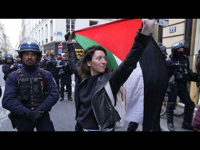 ⁣Gaza: Studierende protestieren nun auch in Frankreich