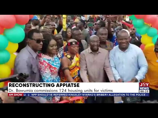 ⁣Appiatse Explosion: Dr. Bawumia commissions 124 new housing units for victims | The Big Stories