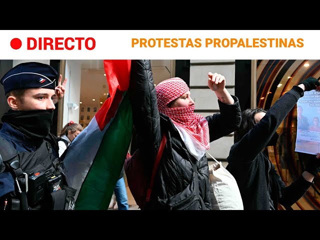 ⁣FRANCIA  EN DIRECTO: PROTESTAS PROPALESTINAS de ESTUDIANTES frente al PANTEÓN | RTVE Noticias