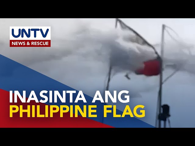 ⁣Tila pag-asinta ng China water cannon sa bandila ng Pilipinas, pinag-aaralang iprotesta – DFA