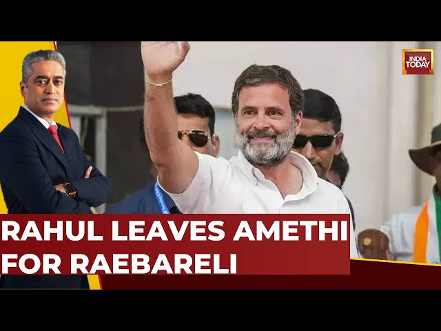 ⁣Rajdeep Sardesai LIVE: Rahul Files Nomination From Raebareli | What Explains Rahul's Choice Of 