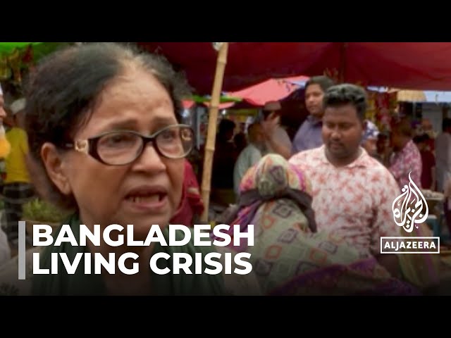 ⁣Bangladesh economy: Cost of living crisis stemming from wars