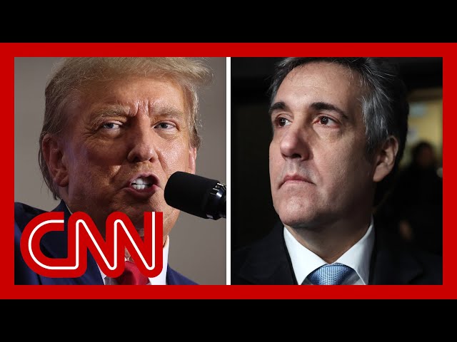 ⁣Secret recording between Trump and Michael Cohen played in court