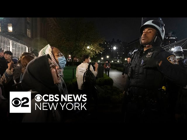 ⁣NYPD officer fired gun during Hamilton Hall raid at Columbia, Manhattan DA confirms