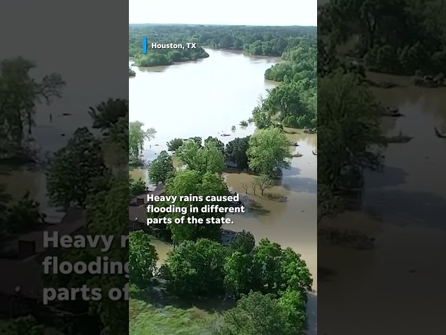 ⁣Watch: Storms batter Texas with tornadoes, flooding #Shorts
