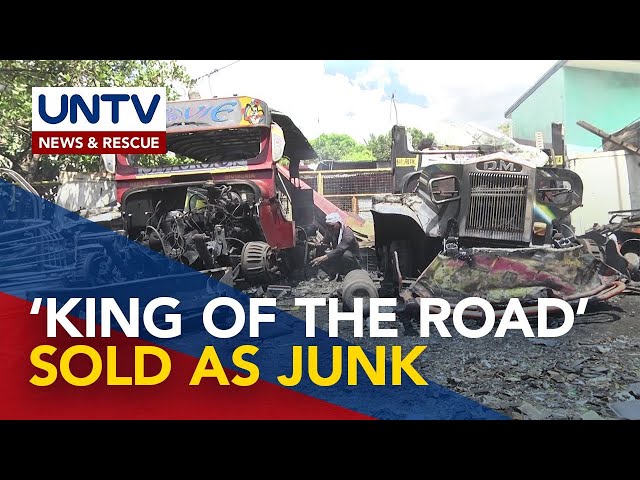 ⁣Average 10 traditional jeepneys a day sold as junk in Manila as gov’t pushes PUVMP