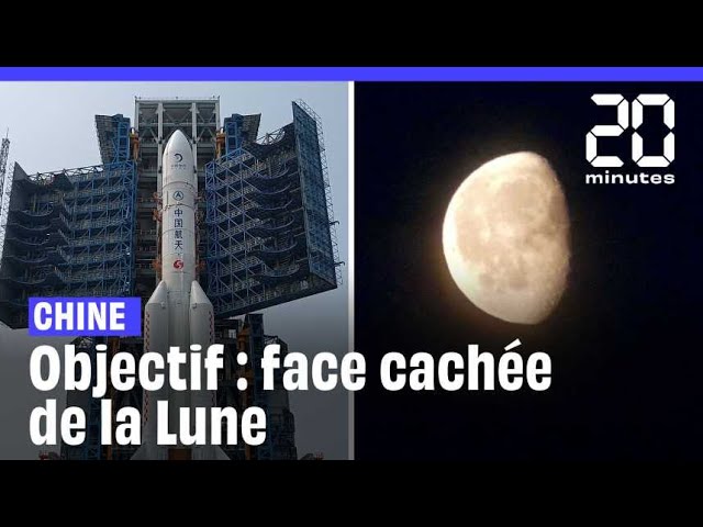 ⁣Chang’e 6 : La Chine lance une sonde pour collecter des échantillons sur la face cachée de la Lune