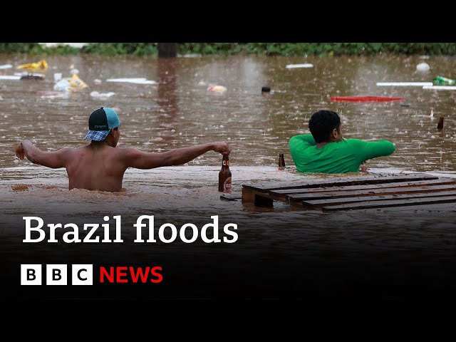 ⁣Brazil floods: Dam collapses and death toll rises in Rio Grande do Sul | BBC News