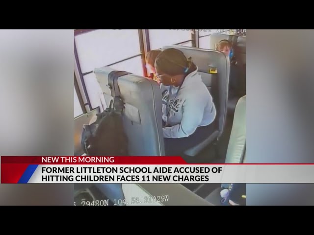 ⁣Littleton bus aide facing 11 new charges