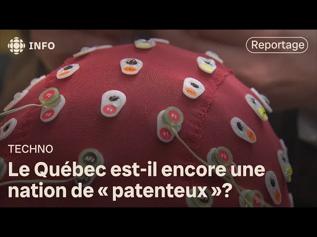 ⁣Moins de brevets de propriété québécoise