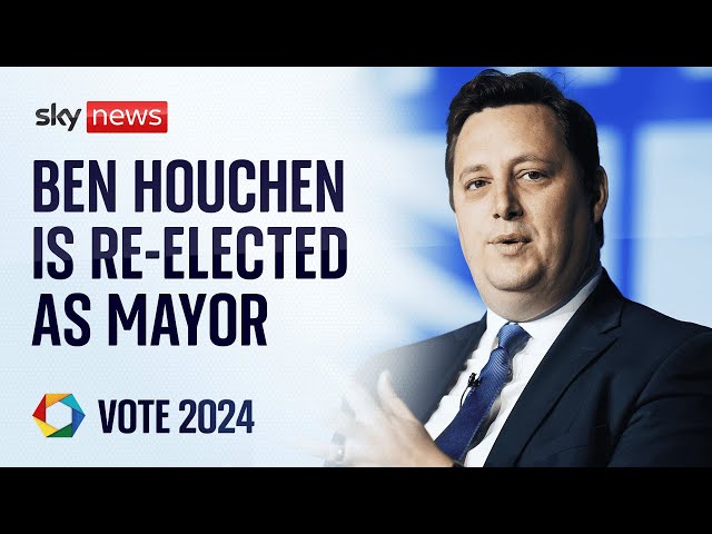⁣Tees Valley Mayor Houchen wins election for third time