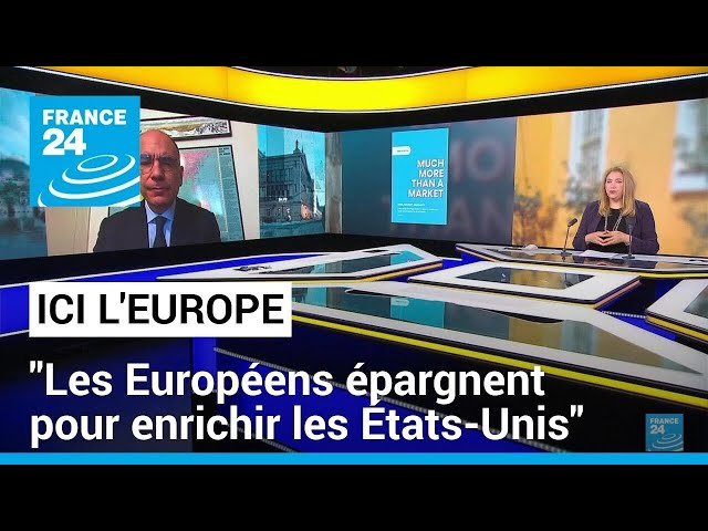 ⁣Enrico Letta : "Les Européens épargnent pour enrichir les États-Unis" • FRANCE 24