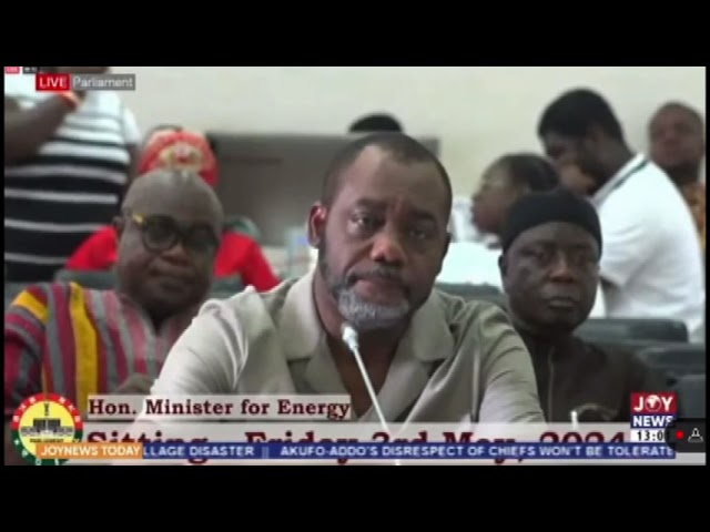 ⁣Ghana isn't broke to procure high and low-voltage poles - Energy Minister
