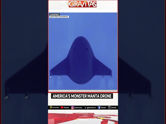 ⁣Gravitas | America's Monster Manta drone | WION Shorts