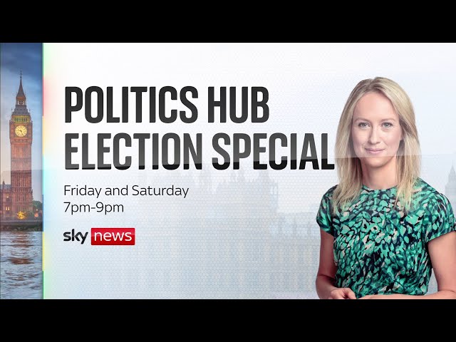 ⁣Watch live: Politics Hub Election Special