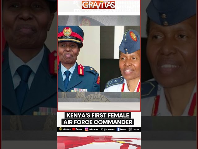 ⁣Gravitas | Kenya's first female air force commander | WION Shorts