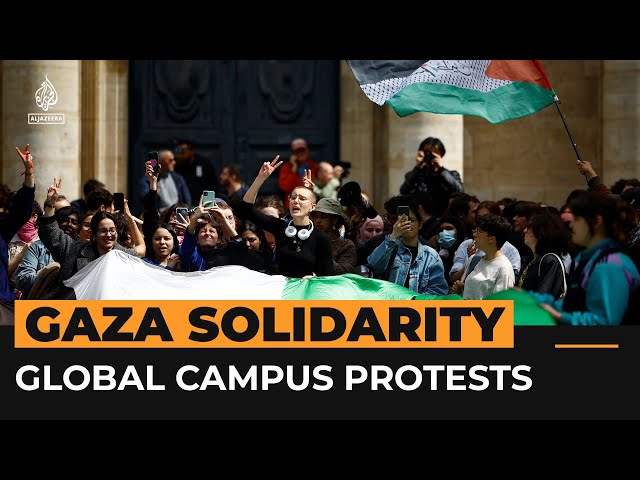 ⁣Campus Gaza solidarity protests go global | Al Jazeera Newsfeed