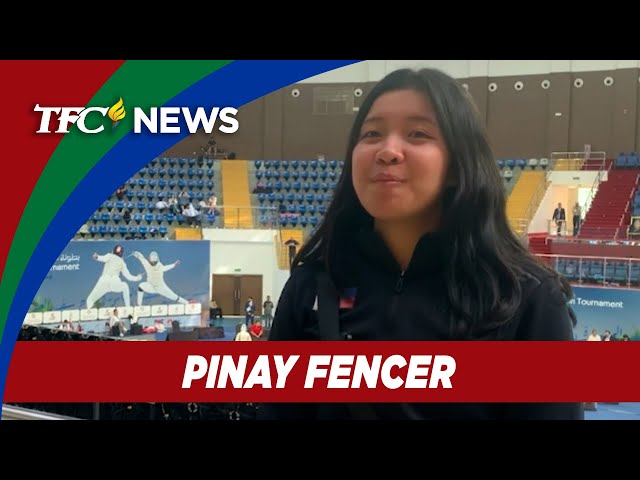 ⁣Pinay fencer Samantha Catantan hindi nagpatinag sa mga hamon para makapasok sa Paris Olympics
