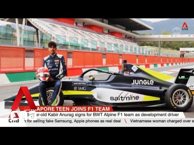 ⁣Singapore teen joins BWT Alpine F1 team as development driver