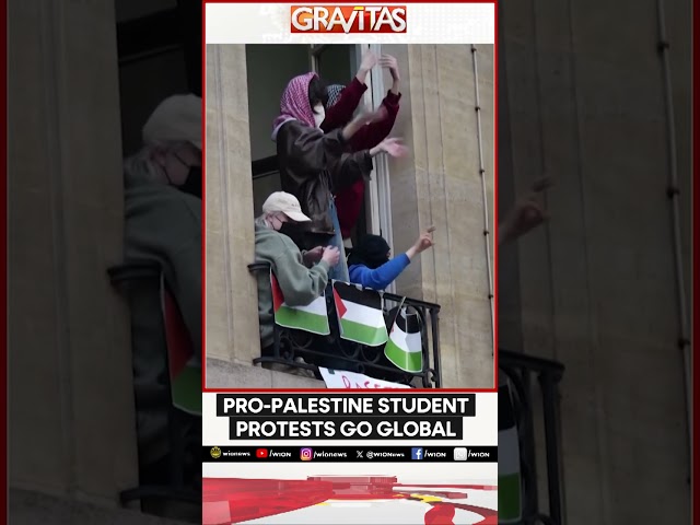 ⁣Gravitas | Pro-Palestine student protests go global | WION Shorts