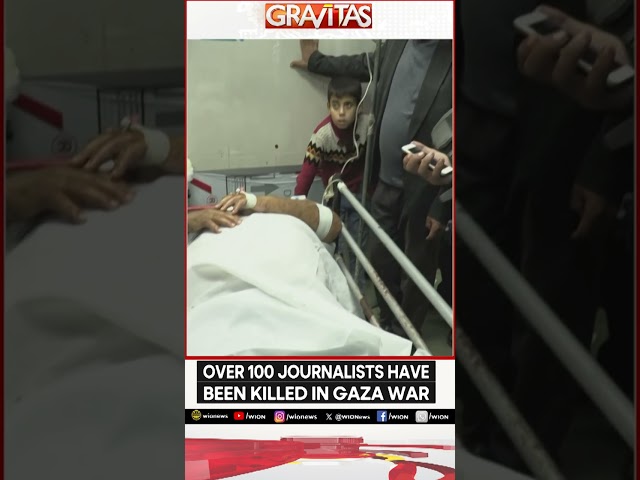 ⁣Gravitas | Over 100 journalists killed in Gaza war | WION Shorts