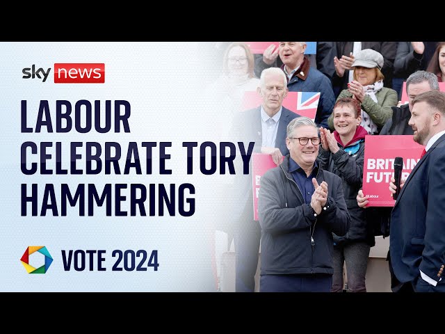 ⁣Labour celebrate as Tories hammered in by-election and council races