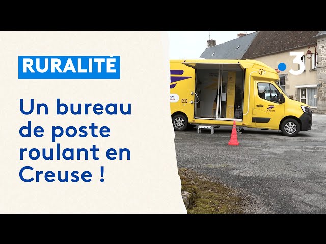 ⁣Un bureau de Poste mobile pour neuf communes de la Creuse