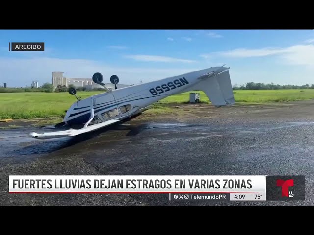 ⁣Investigan si tornado tocó tierra en Arecibo