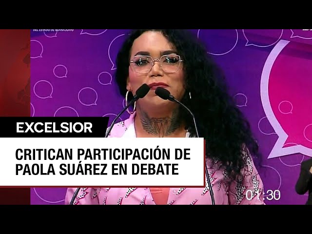 Participación de Paola Suárez en debate a diputación levanta polémica