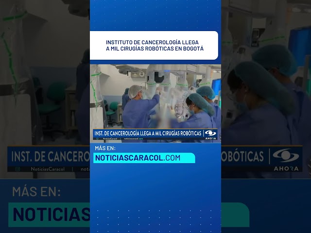 ⁣Instituto Nacional de Cancerología llega a mil cirugías con el robot Da Vinci