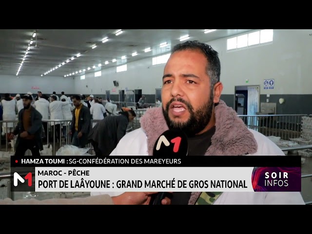 ⁣Port de Laâyoune : Grand marché de gros national