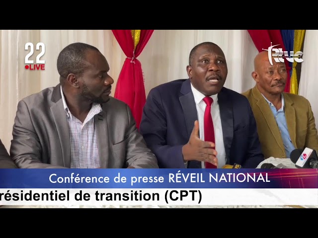 Réveil National critique sévèrement le conseil présidentiel de transition (CPT)