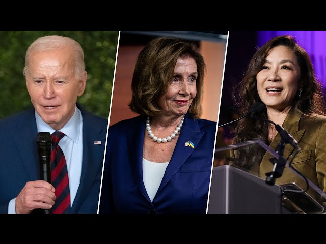 ⁣LIVE: Biden awards Medal of Freedom to Nancy Pelosi, Michelle Yeoh and others | NBC News