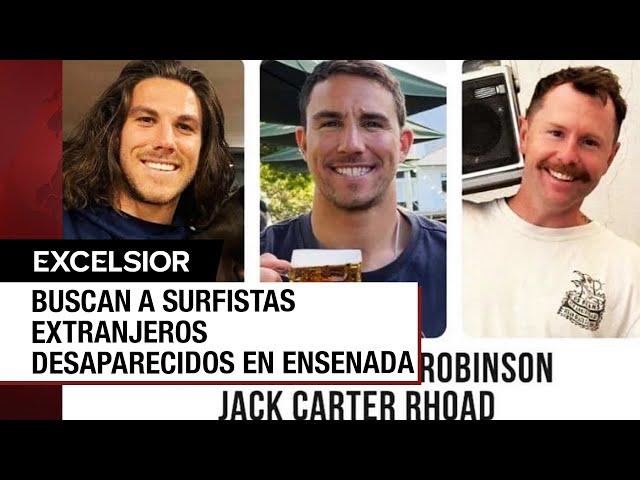 ⁣Lo que se sabe sobre la desaparición de tres surfistas en Ensenada