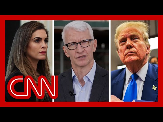 ⁣Anderson Cooper describes the moment Hope Hicks took the stand at Trump's trial