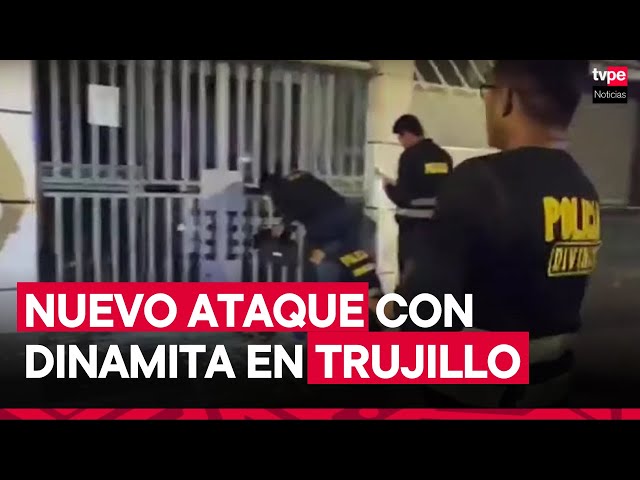 ⁣Trujillo: detonan dinamita en exterior de centro de medicina alterna