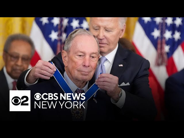 ⁣Former NYC Mayor Michael Bloomberg among Presidential Medal of Freedom recipients
