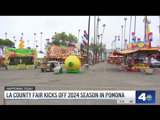 ⁣The LA County Fair kicks of 2024 season in Pomona
