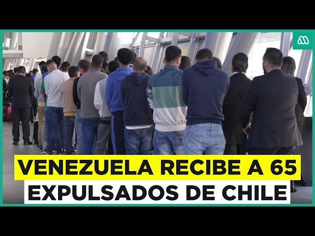 ⁣Chile expulsa en un avión a 65 ciudadanos venezolanos