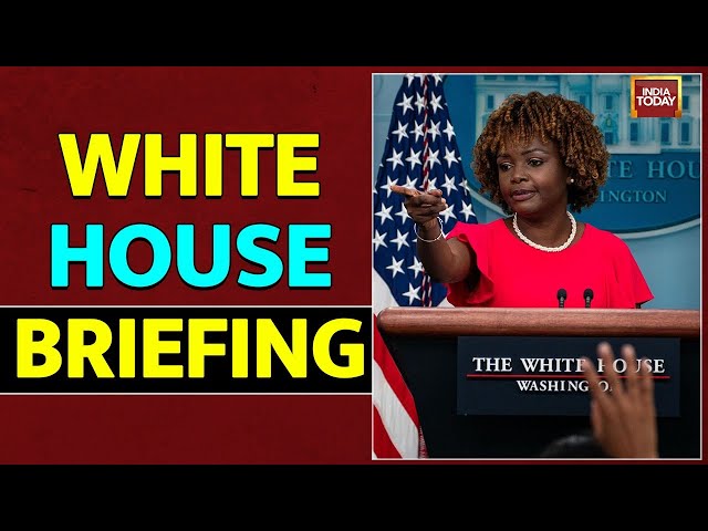 ⁣LIVE | US White House Briefing | US News Today | White House  | US Latest News | India Today LIVE